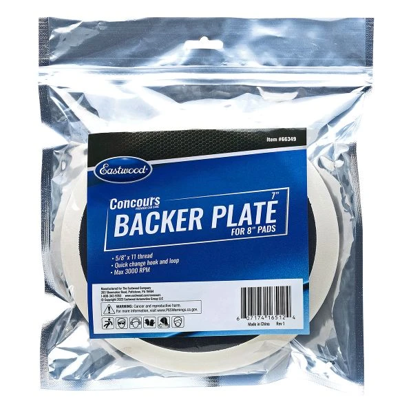 Eastwood Concours 7 Inch Backer Plate for 8 Pads (66349) — product image 2