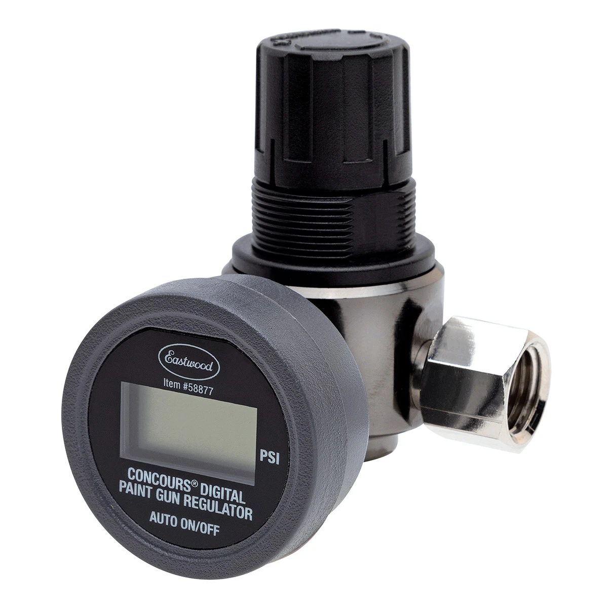 Eastwood Concours Digital Paint Gun Regulator with LCD Screen and 160 PSI Range (58877)