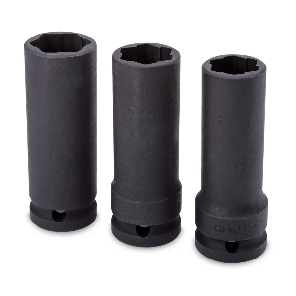 Eastwood Damaged Lug Nut Removal Tool Set for 17mm, 19mm, and 21mm Nuts (31475)