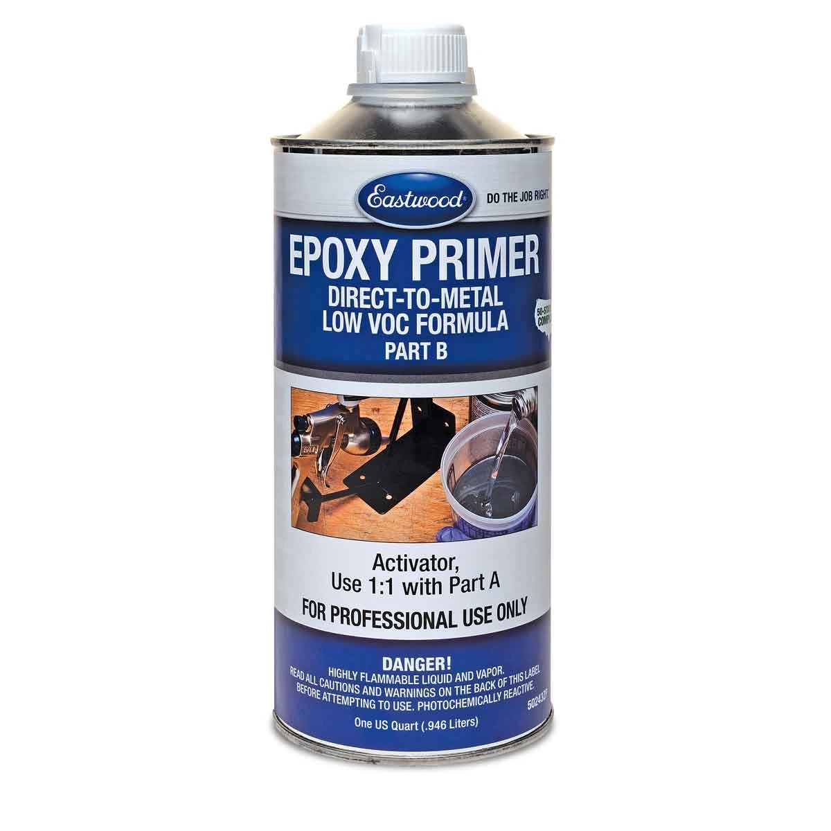 Eastwood Epoxy Primer Catalyst 1:1 Quart (50243ZP)