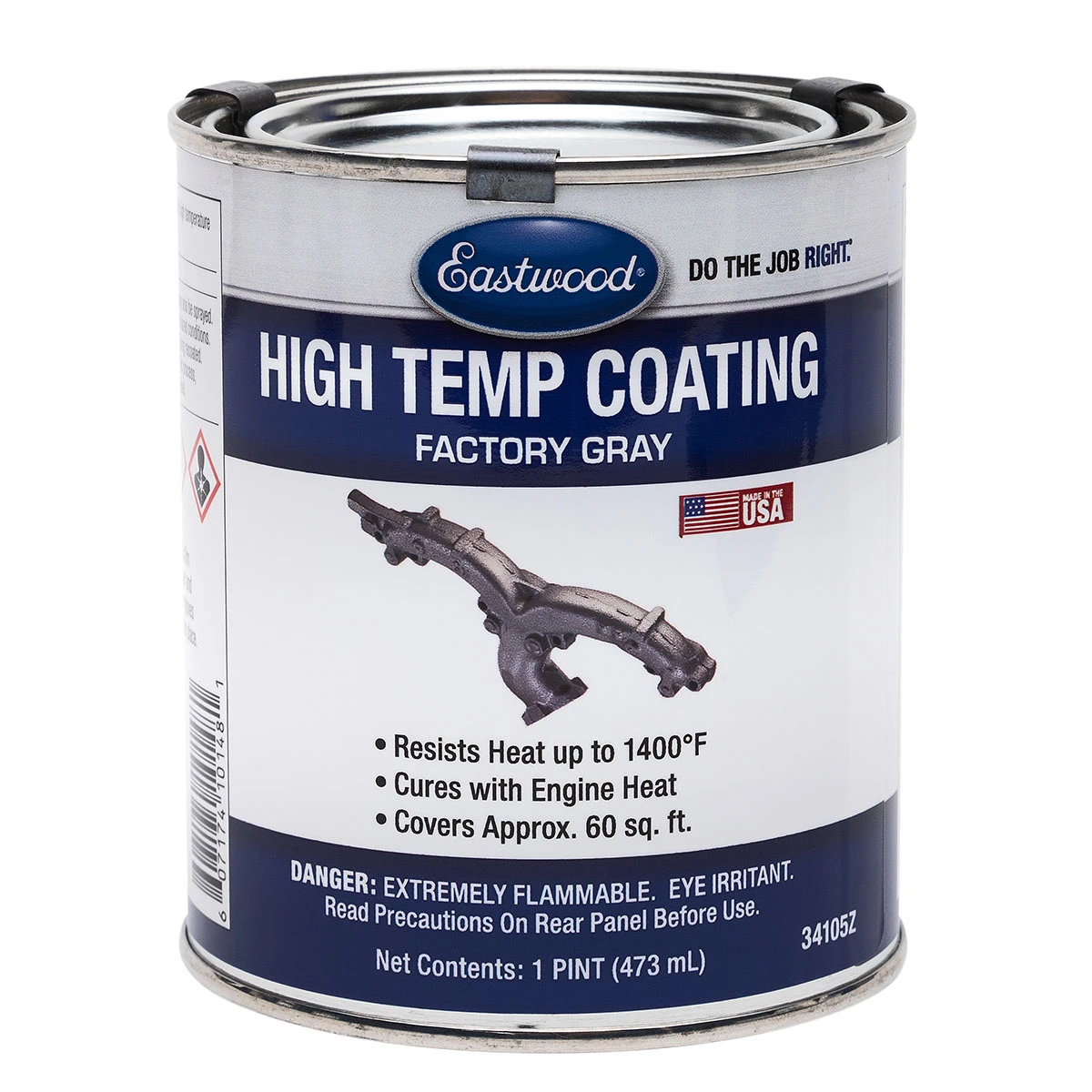 Eastwood Factory Gray High Temp Coating 1 Pint (34105Z)
