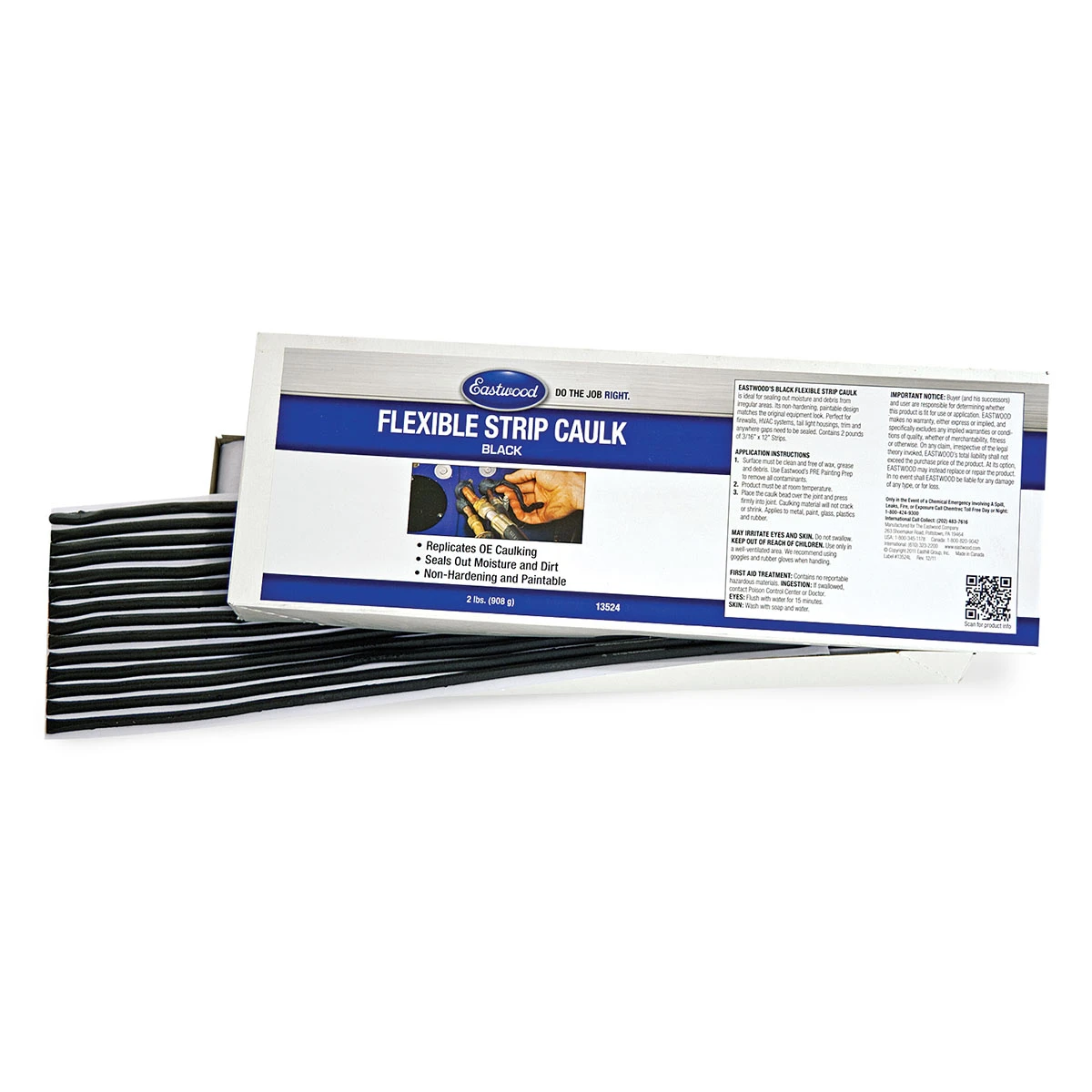 Eastwood Flexible Strip Caulk Bk 2-lbs Sealant (13524)