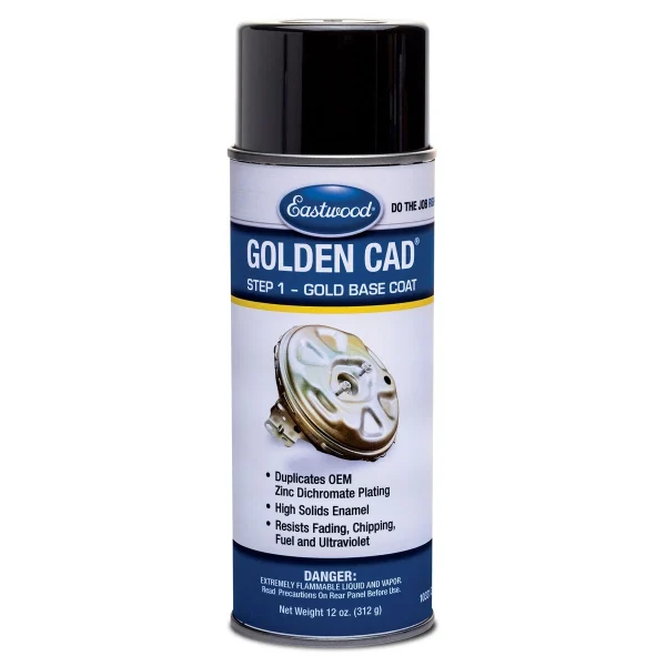 Eastwood Golden CAD Aerosol 12 Ounce Restores Golden CAD Plated Parts (10331ZA)