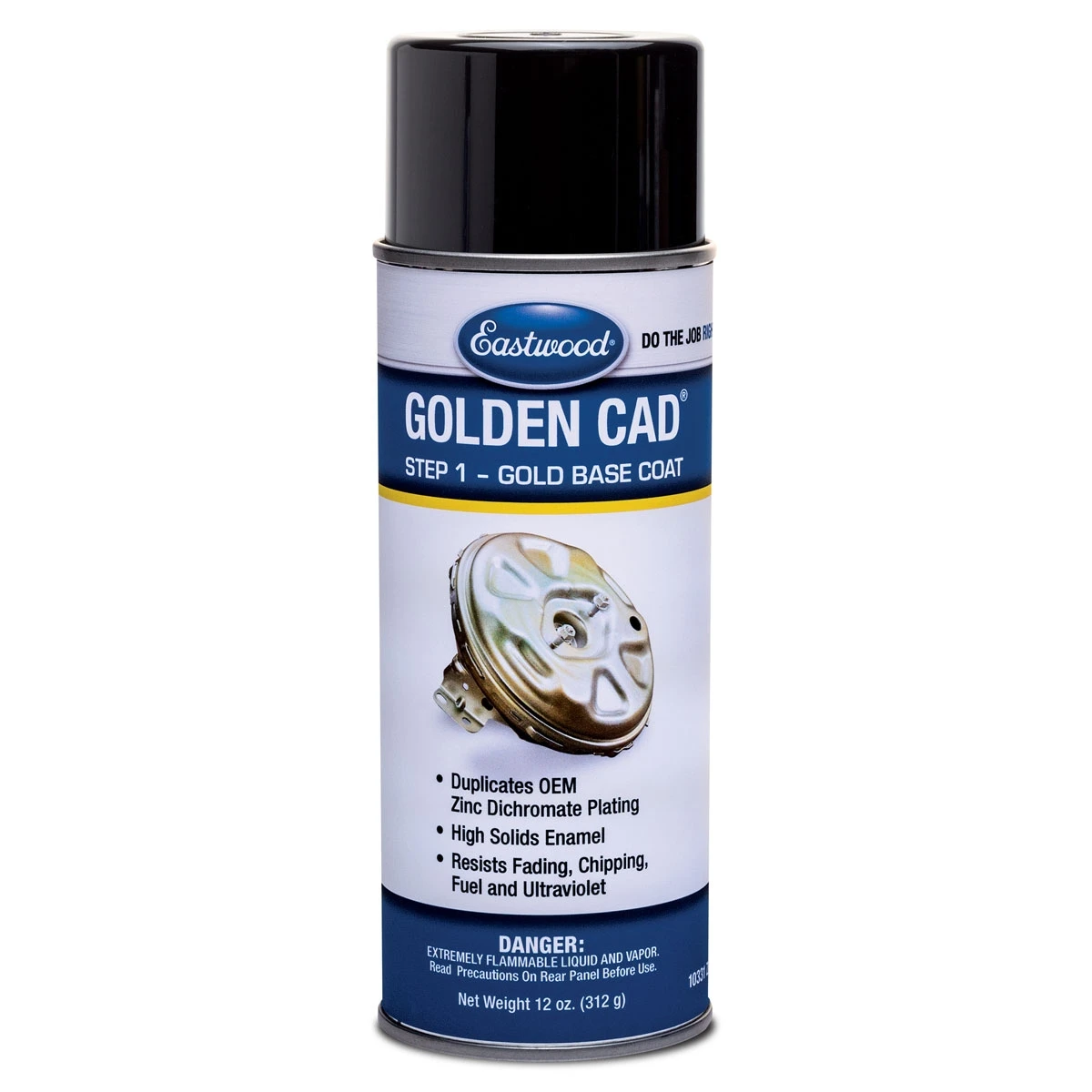 Eastwood Golden CAD Aerosol 12 Ounce Restores Golden CAD Plated Parts (10331ZA)