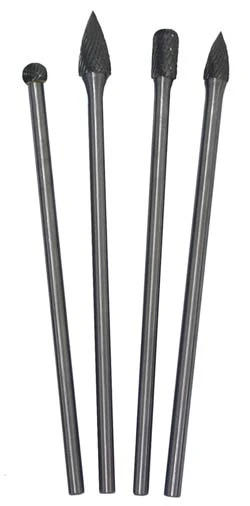 Eastwood Long Reach Carbide Burr Set - 4 Piece (11916)