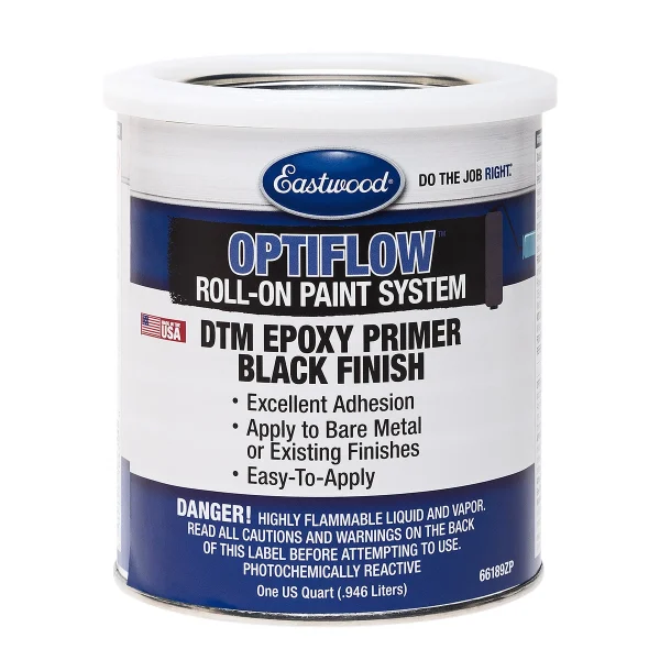 Eastwood Optiflow Roll-On Epoxy Primer Quart - Black (66189ZP)