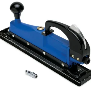 Eastwood blue straight-line sander with long rectangular pad