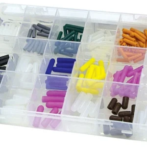 Eastwood Silicone Cap Assortment Kit 0.070-0.250 Inch 125 Pieces (58114)