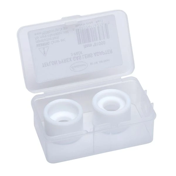Eastwood Teflon Pyrex Gas Lens Adapter 2 Pack for TIG Welding (61050) — product image 2