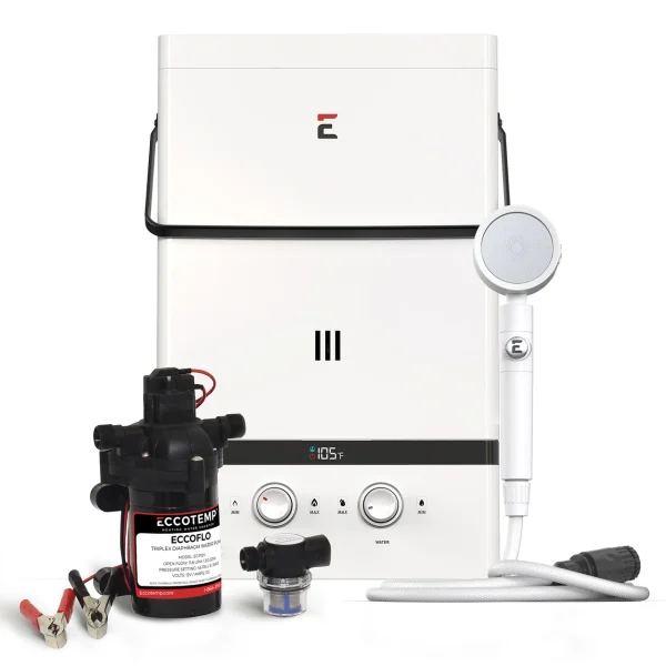 Eccotemp Luxé 3.0 GPM Portable Water Heater w/ Pump & Strainer (EL10-PS)