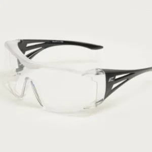 Edge Eyewear Clear Safety Glasses, Scratch-Resistant, Otg (XF111-L)