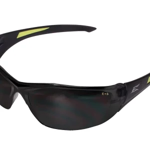 Edge Eyewear Delano G2 Safety Glasses Black Temples Smoke Lens (SD116-G2)