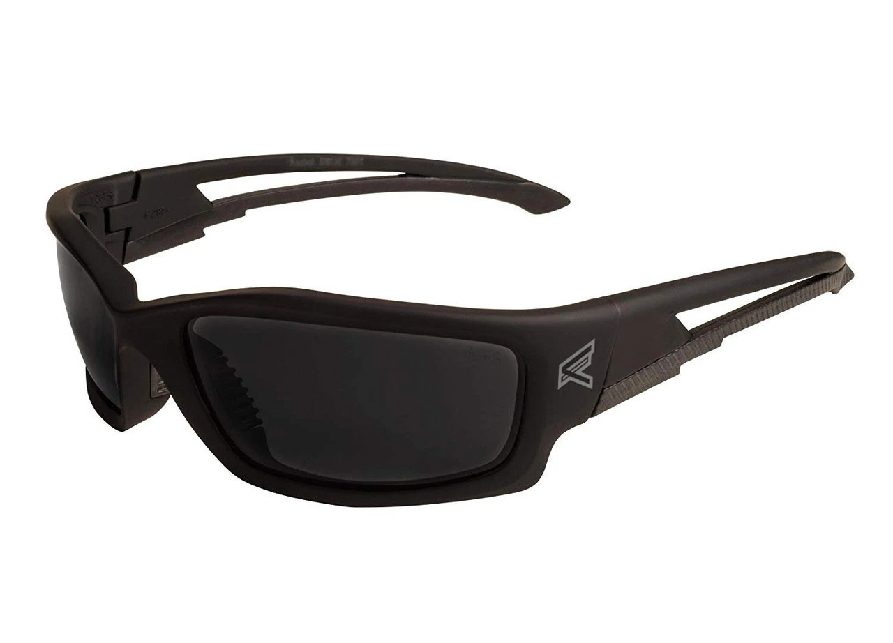 Edge Eyewear Kazbek Torque Scratch-Resistant Safety Glasses Smoke Lens (SK136)