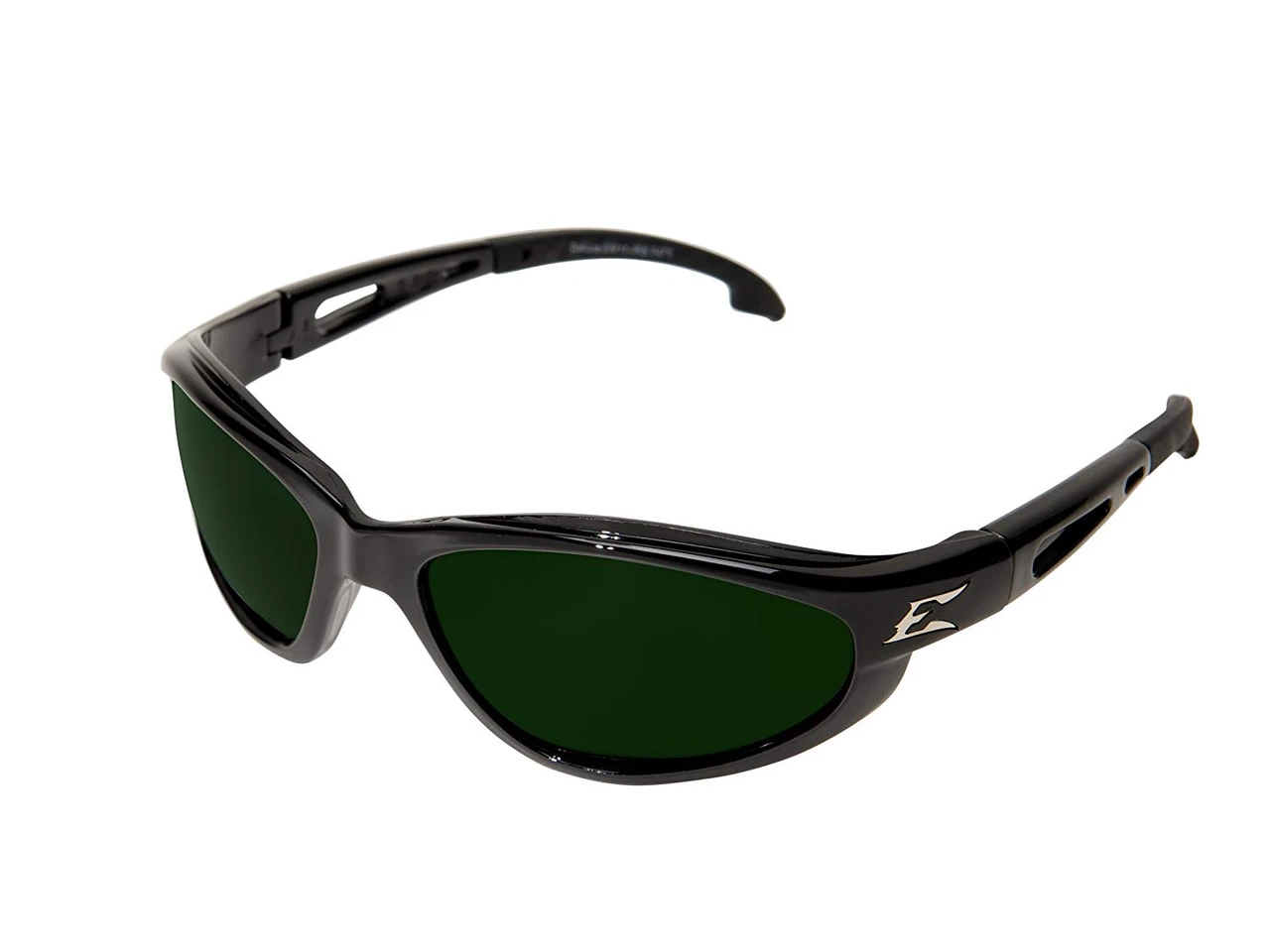 Edge Eyewear Dakura Safety Glasses Black Frame Green IR5 Lens (SW11-IR5)