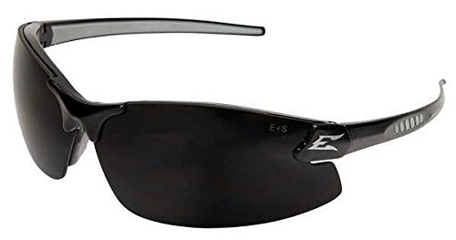 Edge Eyewear Zorge Safety Glasses With Black Frame And Gray (DZ116-G2)