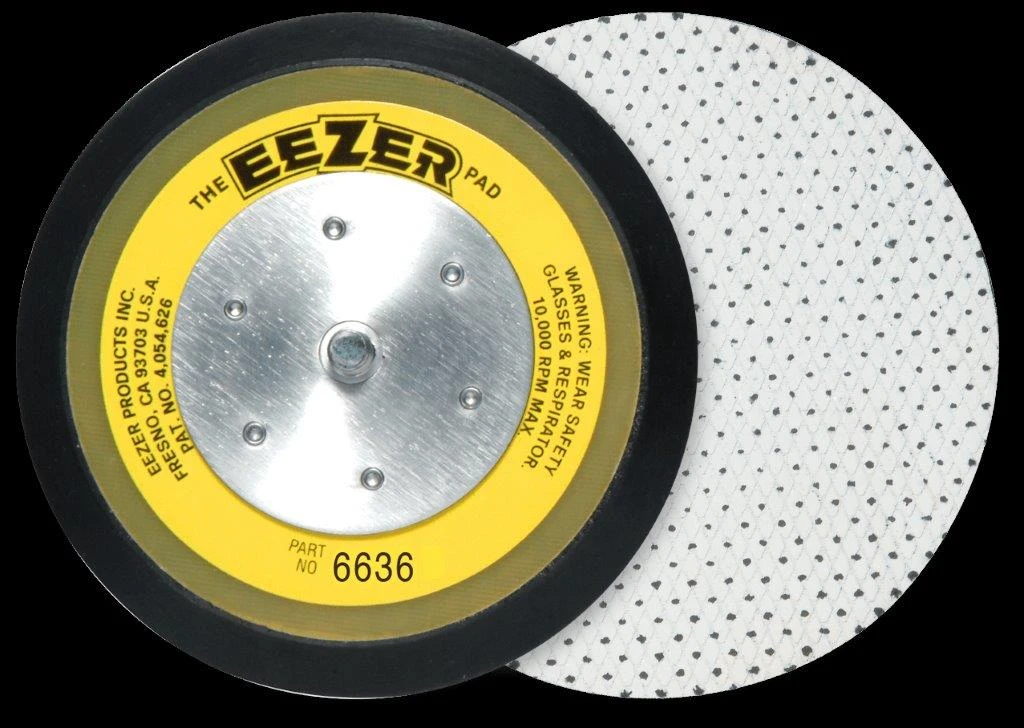 EEZER 6" PSA BACKING PAD, FULLY MOLDED, EPOXY-GLASS BACKING (6636)