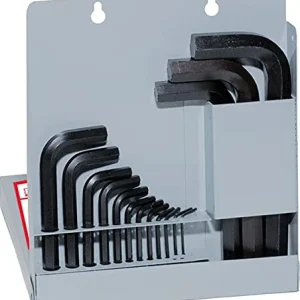 Eklind 10118 Hex-L Key Allen Wrench 18pc set SAE Inch Size .028-5/8 Short Series