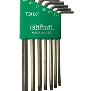 Eklind 11907 Bright Torx Star L-Key - 7pc set T10-T40 Long series