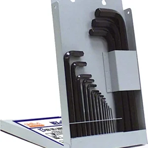 Eklind 13613 Ball-Hex-L Key Allen Wrench - 13pc set Metric MM sizes 1.3-17 Long