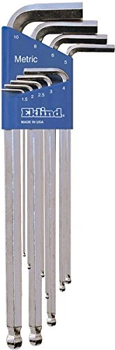 Eklind 17322 Bright Ball-Hex L-Key Allen Wrench Combo- Extra Long Inch / MM — product image 3