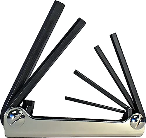 Eklind 20511 Steel Handle Fold-up Hex Key Allen Wrench - 5pc set SAE Inch