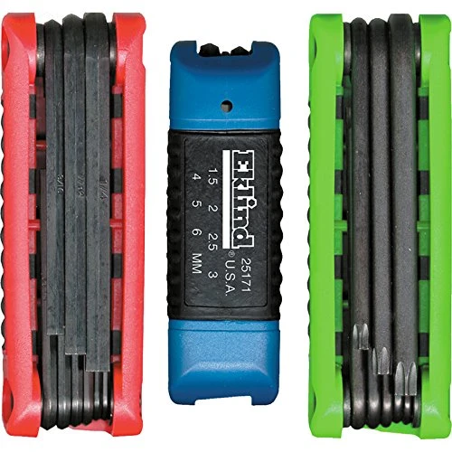 Eklind 25024 Ergo-Fold Fold-up Inch / MM Hex Key Allen Wrench & TORX star Combo