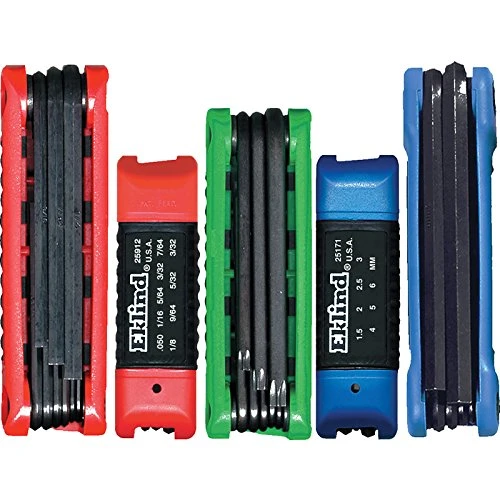Eklind 25036 Ergo-Fold Fold-up Hex Key Allen Wrench Combo- Inch/MM/TORX Star