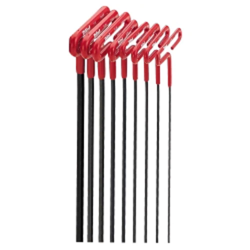 Eklind 53198 8 Piece 9" Cushion Grip SAE T-Handle Hex Key Set