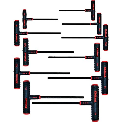 Eklind 60611 Power-T Handle Hex Key Allen Wrench - 11pc set SAE Inch