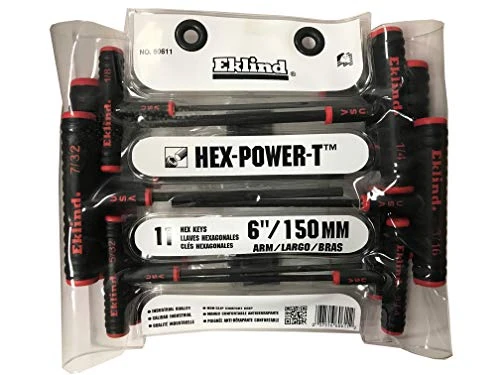 Eklind 60611 Power-T Handle Hex Key Allen Wrench - 11pc set SAE Inch — product image 2
