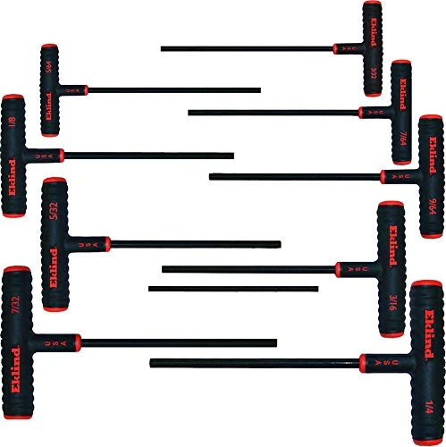 Eklind 60909 Power-T Handle Hex Key Allen Wrench - 9pc set SAE Inch