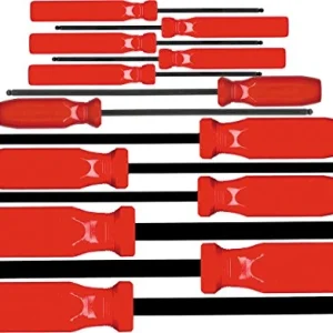 Eklind 90113 Ball-Hex (allen) Screwdriver - 13pc set SAE Inch Sizes .050-3/8
