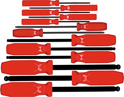 Eklind 90113 Ball-Hex (allen) Screwdriver - 13pc set SAE Inch Sizes .050-3/8