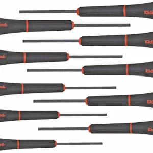 Eklind 92300 PSD Hex Precision Screwdriver - 10pc set SAE Inch Sizes .028-5/32