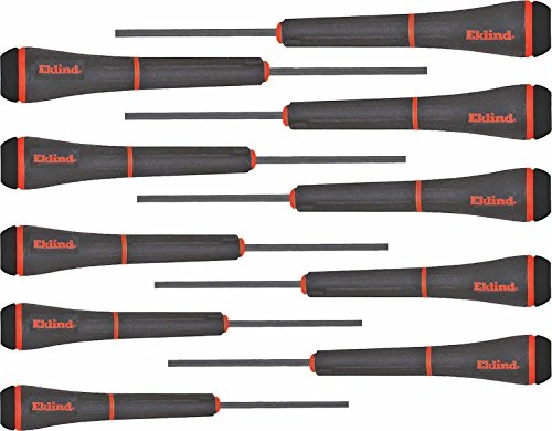 Eklind 92300 PSD Hex Precision Screwdriver - 10pc set SAE Inch Sizes .028-5/32