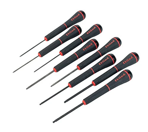 Eklind 92500 PSD Precision Ball-Hex 8 pc ball-hex .050-5/32"Screwdriver Set
