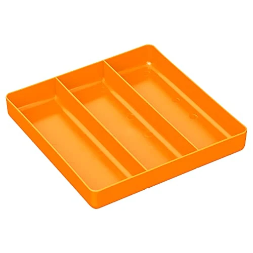 Ernst 5019 11 x 16" 10 Compartment Tool Organizer Tray - Orange