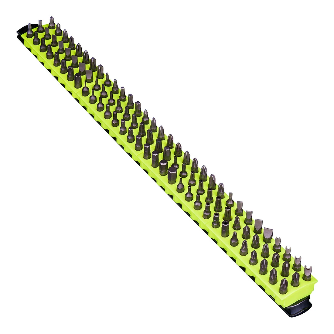 Ernst Black/Hi-Viz 18" 96-Tool Magnetic Bit Organizer Bar (5735HV) — product image 3