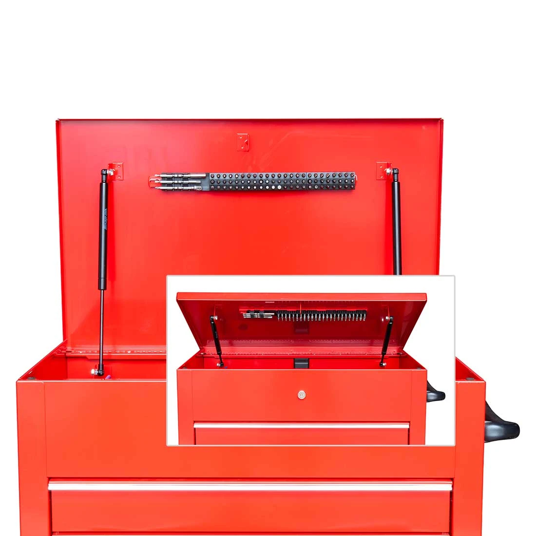 Ernst Black/Hi-Viz 18" 96-Tool Magnetic Bit Organizer Bar (5735HV) — product image 5