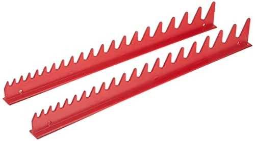 Ernst 6012M 20 Tool Wrench Rail Set w/ Magnetic Backing - Red