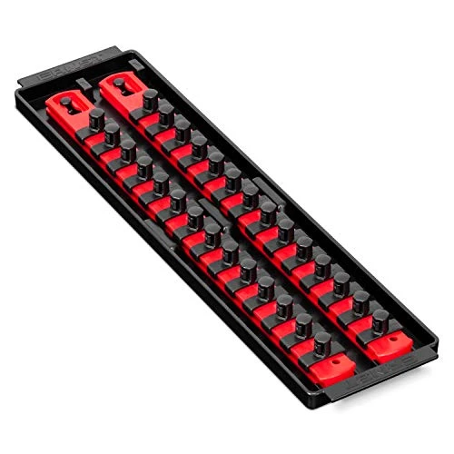 Ernst 8493 2 Rail Twist Lock Socket Boss 13", Red - 3/8"