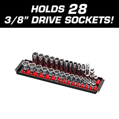 Ernst 8493 2 Rail Twist Lock Socket Boss 13", Red - 3/8" — product image 4