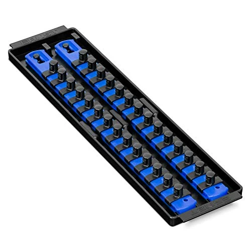 Ernst 8496 2 Rail Twist Lock Socket Boss 13", Blue - 3/8"