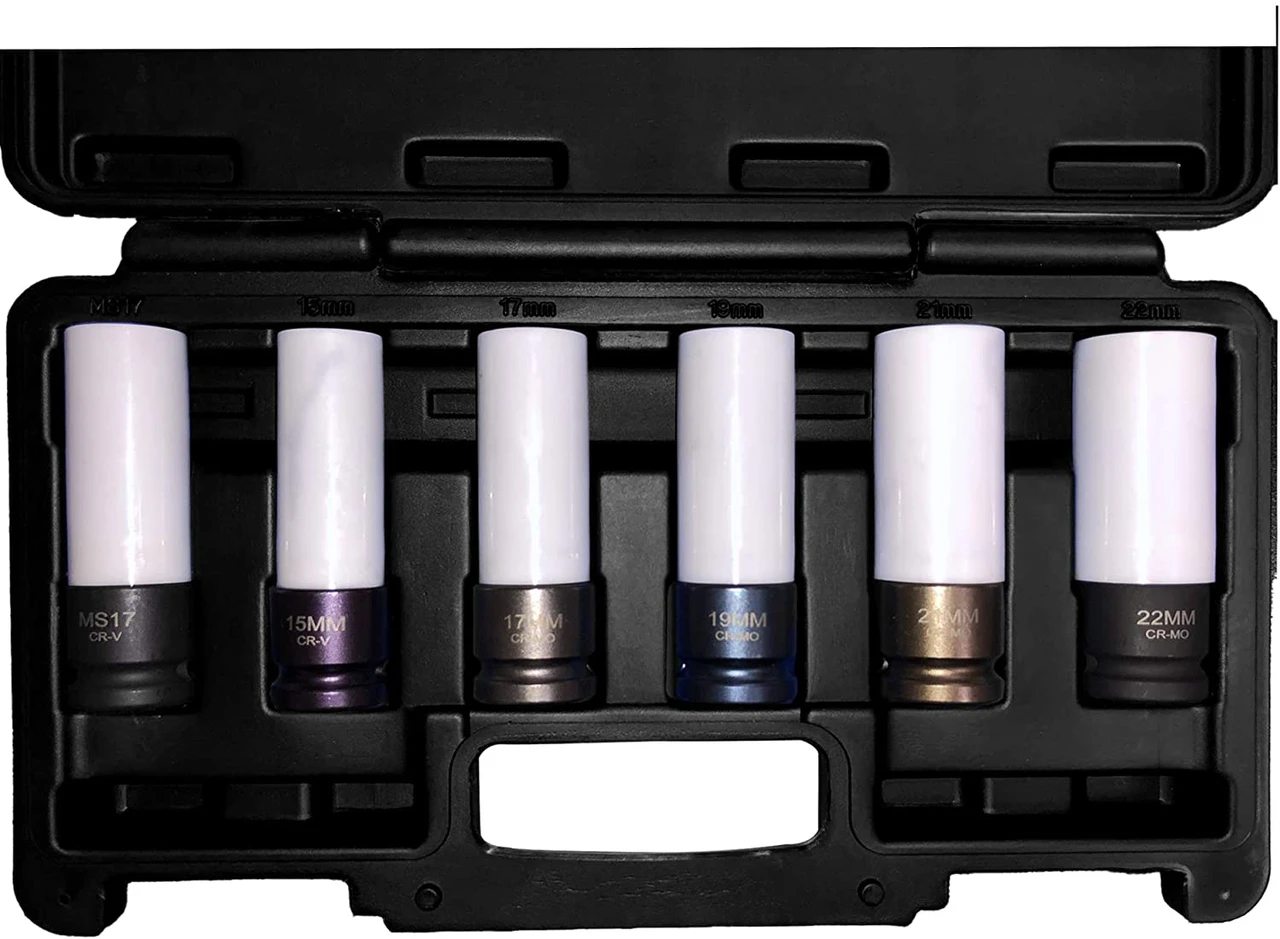 Esco 40308 Impact Socket Set, 6PC Socket Set (Dr.1/2?, MS17&15/17/19/21/22mm) — product image 2