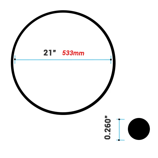 Esco Equipment ESC-OR-21T-CASE 21? Highway O-Rings — product image 2
