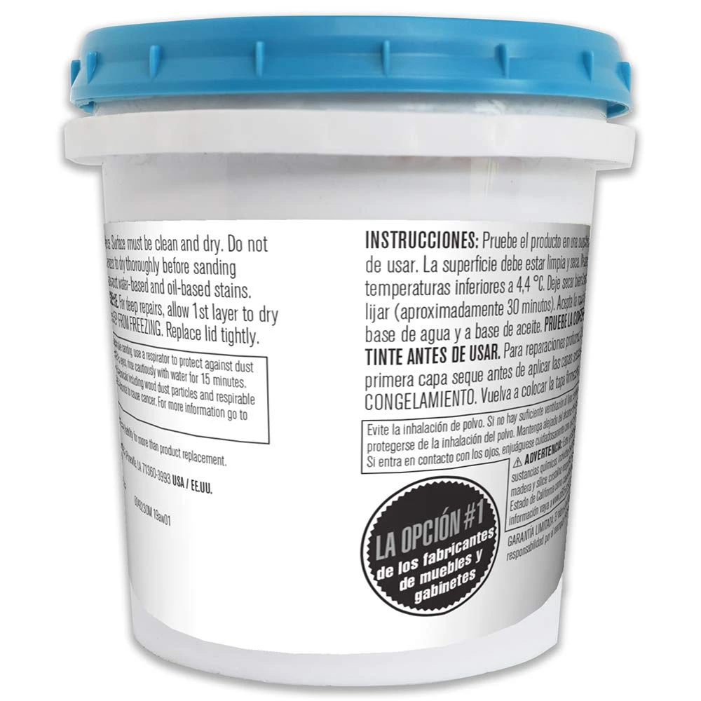 FamoWood Latex Wood Filler - Pint, Natural - 24 Oz (40022126) — product image 2