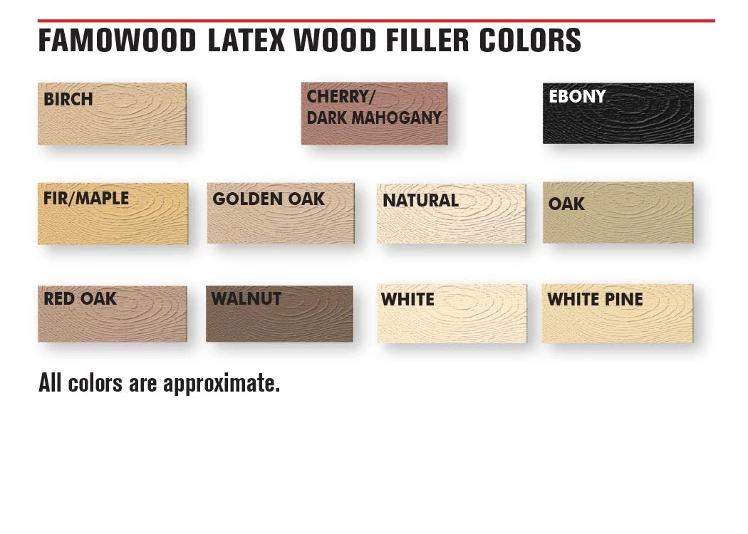 FamoWood Latex Wood Filler - Pint, Natural - 24 Oz (40022126) — product image 3