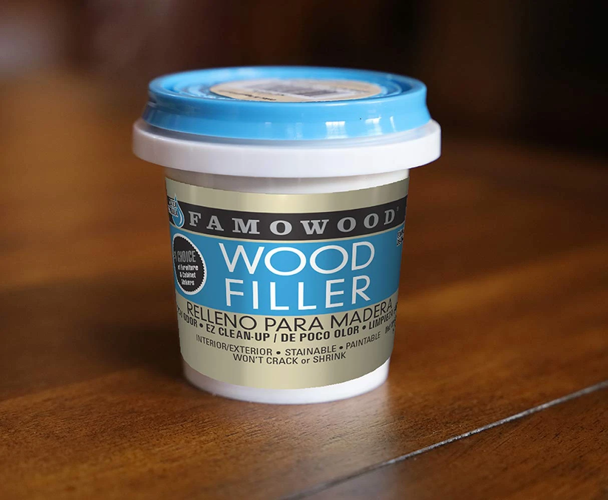 FamoWood Latex Wood Filler - Pint, Natural - 24 Oz (40022126) — product image 5