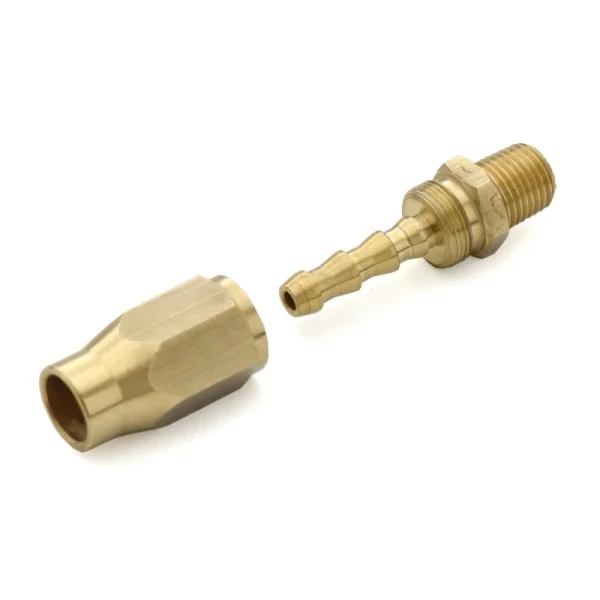 Fast Fix 1/4" Air Hose Assembly Repair Fitting w/ 1/4" MNPT (FFFX14)