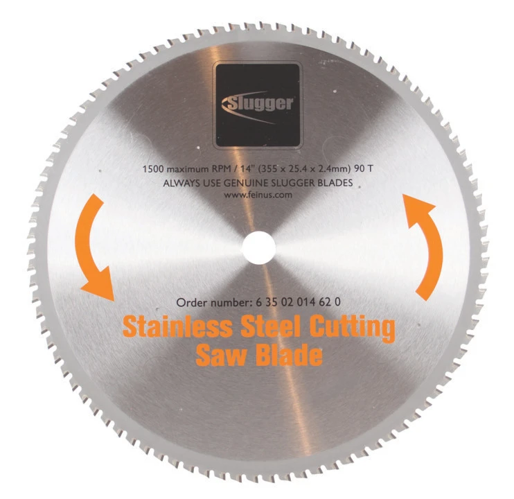 Fein 14" Slugger Stainless Steel Cutting Saw Blade (63502014620) — product image 2